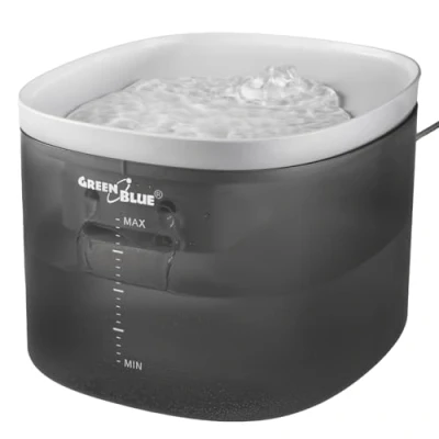 Afbeelding van GreenBlue Automatische waterdispenser Drinkfontein Kat &amp; Hond Drinkbak voor huisdieren 3L USB 5V1A, GB392 Grijs