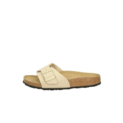 Afbeelding van Birkenstock Dames beige slippers &amp; muiltjes maat 37