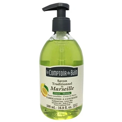 Afbeelding van Le Comptoir du Bain Zeep met Citroen en Munt 500 ml