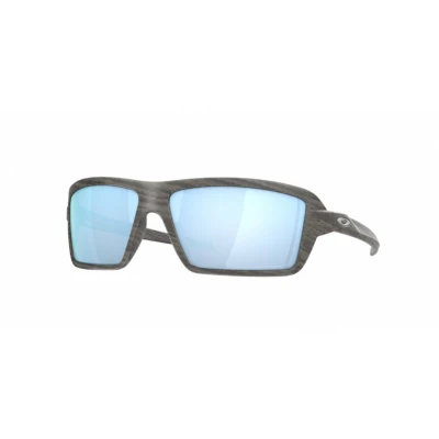 Afbeelding van Oakley Cables Zonnebril Heren Woodgrain Grijs Zonnebrillen