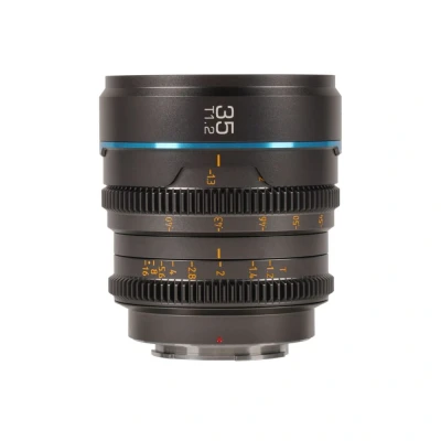 Afbeelding van Sirui Nightwalker Series 35mm T1.2 S35 Manual Focus Cine Lens RF Mount, gun metal grijs