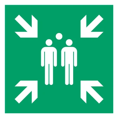 Image de Panneau pictogramme lieu de rassemblement Djois Made By Tarifold