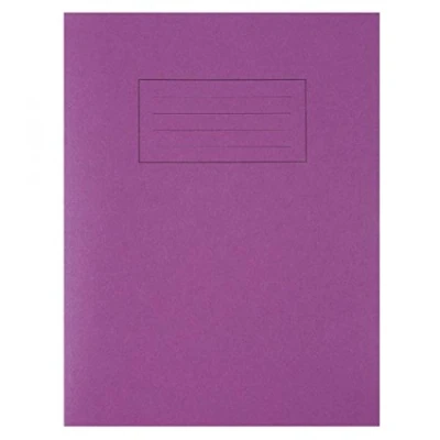 Afbeelding van Silvine Oefenboekje, gelinieerd, met rand, 229 x 178 mm, paars, 10 stuks