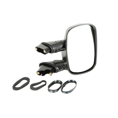 Afbeelding van Buitenspiegel Tyc 309 0055 rechts Zwart Bol vormig, voor manuele spiegelverstelling FIAT: Doblo I Cargo