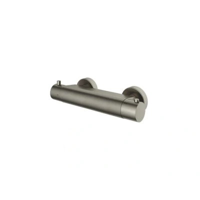 Afbeelding van HotBath Cobber Thermostatische Douchemengkraan met 1/2&quot; onderaansluiting Geborsteld nikkel B008GN