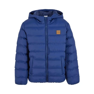 Afbeelding van Urban Classics Bubble Winterjas voor kinderen, Maat: 110/116, Spaceblue