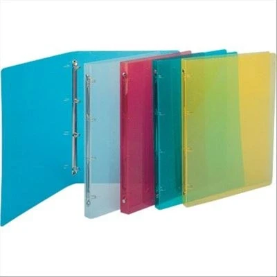 Image de Classeur 4 anneaux 30 mm polypropylene crystal a4 maxi