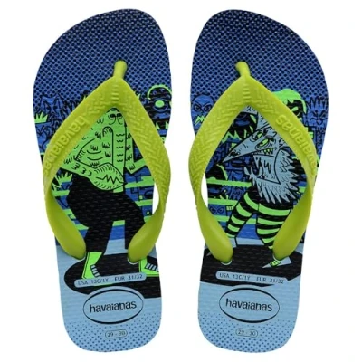 Afbeelding van Havaianas Teensandalen voor kinderen, Maat: 29 30, Lavender blue/lemon green Kunststof