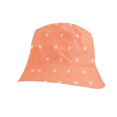 Afbeelding van Swim Essentials UV Zonnehoed Baby Oranje Hartjes 1 2 jaar 12 24 maanden