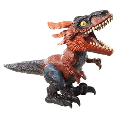 Afbeelding van Mattel Jurassic World Uncaged vuurdinosaurus, speelgoed met geluiden en interactieve sensoren, vanaf 4 jaar, GYW89