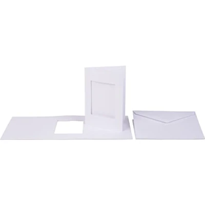 Afbeelding van Folia 8768/10 rechthoekige pasjessnijder, 10 stuks, wit