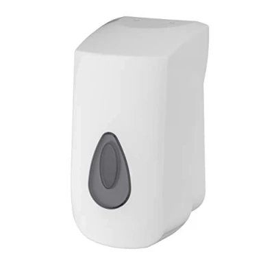 Afbeelding van PlastiQline desinfectievloeistof spraydispenser zelf navulbaar 900 ml kunststof wit