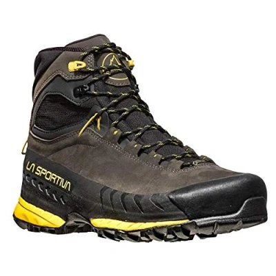 Afbeelding van La Sportiva TX5 GTX Outdoorschoenen, Heren, Maat: 42.5, Carbon/yellow Leer en textiel