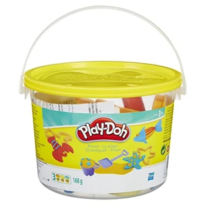 Afbeelding van Play Doh Mini Bucket Dieren, Picnic, Cijfers, Strand Klei Speelset