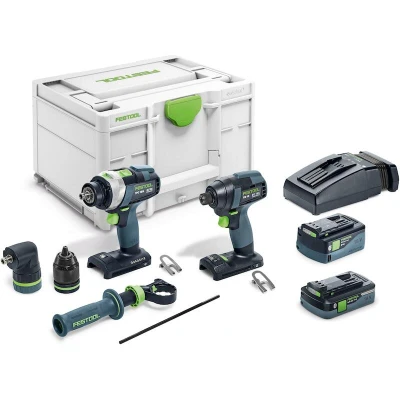 Afbeelding van Festool TID 18 5,0/4,0 Set TPC 18/4 Accu Combiset 18V 4.0/5.0Ah in Systainer 577654
