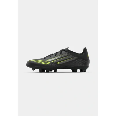 Afbeelding van adidas Performance F50 CLUB Voetbalschoenen met Kunststof noppen, Heren, Maat: 40, Core black/iron metallic/lucid lemon