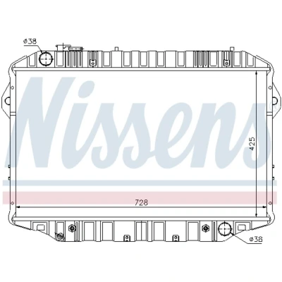 Afbeelding van Nissens Radiateur 64861