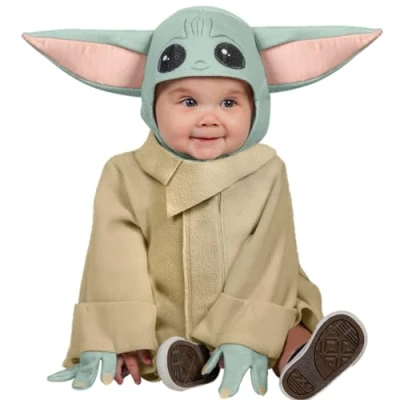 Afbeelding van RUBIES FRANCE De Mandalorian Star Wars Baby Yoda Vermomming 86/98 (2 3 jaar)