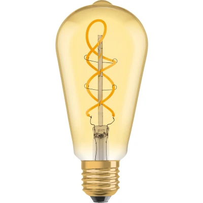 Afbeelding van Ledvance Vintage 1906 LED E27 Peer Goud 4W 300lm 820 Zeer Warm Wit Vervangt 25W