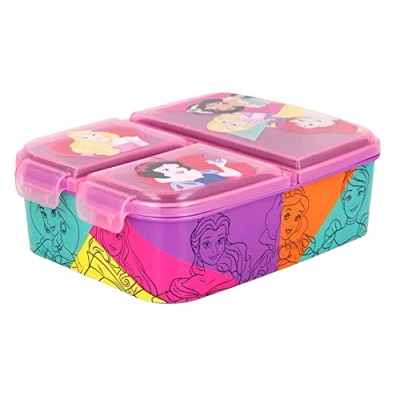 Afbeelding van Theonoi Brooddoos voor kinderen, lunchbox kinderen naar keuze: Mickey, Spiderman, Avengers, Frozen, PJ Masks van kunststof, BPA vrij, grappig cadeau prinses