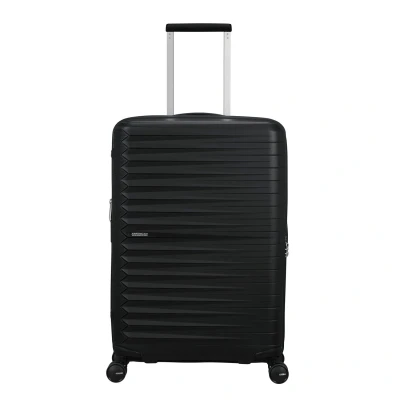 Afbeelding van American Tourister Reiskoffer Fastforward spinner (4wiel)68/30 uitbreidbaar Flash black 77 l