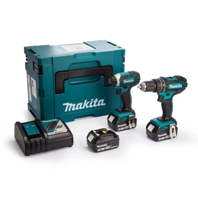 Afbeelding van Makita Combiset DLX2131JX1 18 V 3x 3.0Ah Li ion In Mbox
