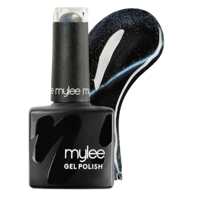 Image de Mylee Vernis à Ongles Semi Permanent 8ml [Quartz] Cat Eye Collection Magnétique, Pailleté, Holographique, UV/LED Nail Art, Manucure et Pédicure Durable, Usage Professionnel Domestique