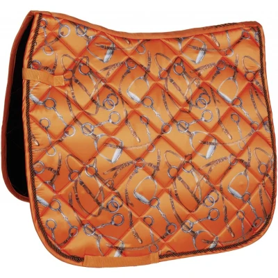 Image de HKM Tapis de Selle Allure Dressage Orange Pony