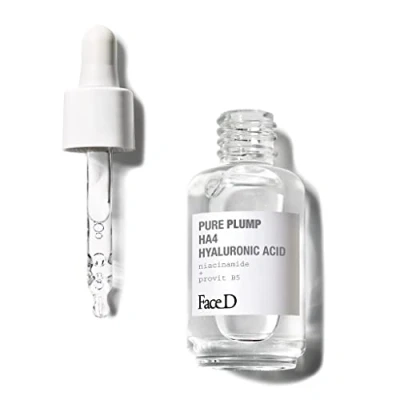 Afbeelding van Face D Pure Plump Serum met Ha4 hyaluronzuur onmiddellijke verstevigende werking, kleurloos, 30 ml