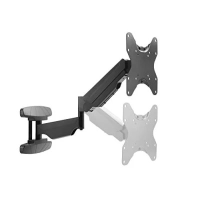 Afbeelding van RICOO S3422 tv muurbeugel 23 42 inch (58 107 cm) hangend draaibaar kantelbaar universele houder gebogen beeldschermhouder VESA 200 x zwart
