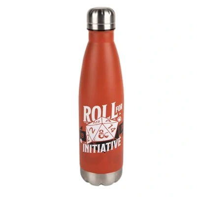 Afbeelding van Konix Dungeons &amp; Dragons Bouteille isotherme Acier inoxydable 500 ml Motif Roll for Initiative Rouge