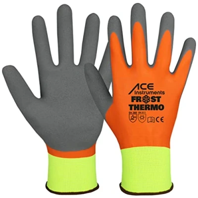 Afbeelding van ACE Frost Thermo Werkhandschoenen voor de winter, waterdicht, handling, bescherming tegen kou buiten, koelkast, sneeuwruimen, vriezer, EN 388/420/511, L