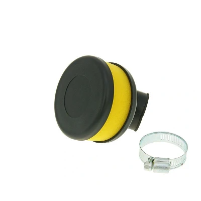 Afbeelding van Luchtfilter Flat Schuim Geel 28 35 mm schuin