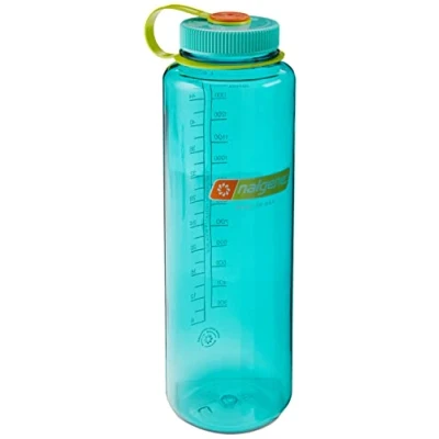 Afbeelding van Nalgene Wide Mouth Sustain Silo Drinkfles 1,4 Liter Cerulean Blauw Drinkflessen
