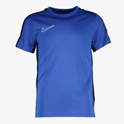 Afbeelding van Nike Academy 23 sport kinder T shirt blauw Maat 140/146