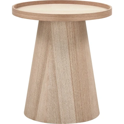 Afbeelding van WOOOD Maud Bijzettafel Hout Naturel 50x45x45