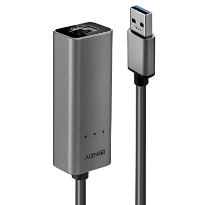 Afbeelding van LINDY 43313 Netwerkadapter 2.5 GBit/s USB 3.2 Gen 1 (USB 3.0), Gigabit LAN (1/2.5 Gbit/s), RJ45