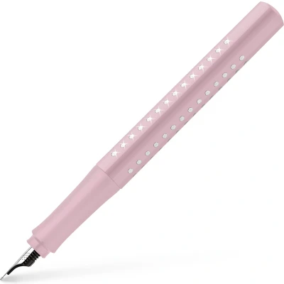 Afbeelding van Faber Castell vulpen Grip Sparkle F rose FC 140878