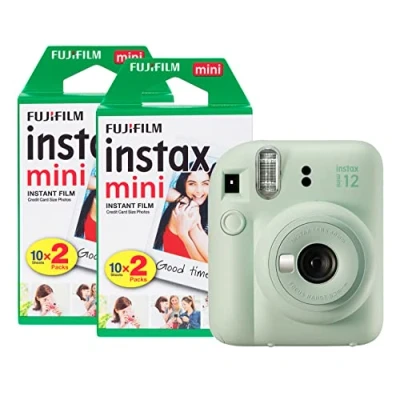 Afbeelding van Fujifilm instax Mini 12 Instant Camera met 40 stuks, mintgroen