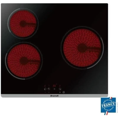 Afbeelding van Vitro keramische Kookplaat Brandt BPV6320B 60 cm