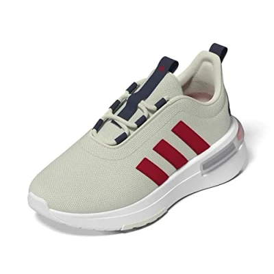 Afbeelding van adidas Vanquish 6 Lea Hardloopschoenen voor heren, Orbit Grey Better Scarlet Navy
