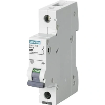 Afbeelding van Zekeringautomaat 1 polig 10 A 230 V, 400 V Siemens 5SL6110 6