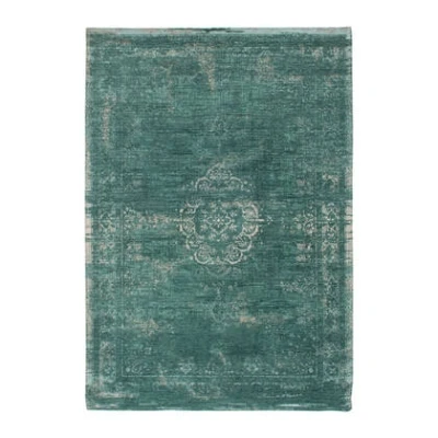 Afbeelding van Vloerkleed Louis de Poortere Fading World Medallion Jade 8258 maat 240 x 340 cm