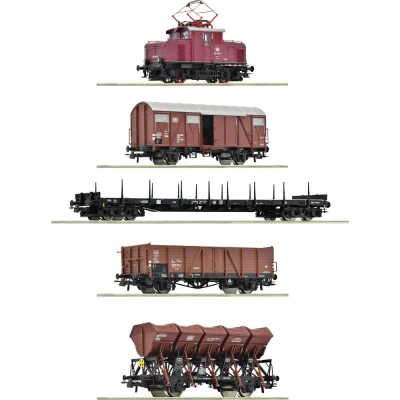 Afbeelding van Roco 5500003 H0 5 delige set goederentrein „Oberammergau van de DB