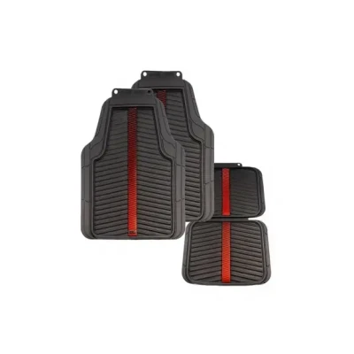 Afbeelding van Red Bull Oracle Universele automattenset &#039;Heavy Duty&#039; 4 delige set Zwart/Rood