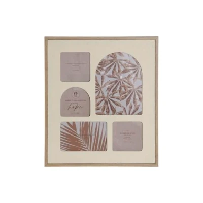 Afbeelding van Fotolijsten Home ESPRIT Beige Kristal Hout MDF Scandinavisch 34 X 2 39 cm