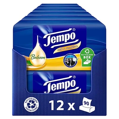 Afbeelding van Tempo 830495 zakdoeken, zacht, gevoelig, 6 stuks