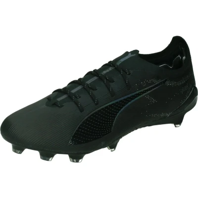 Afbeelding van Puma Ultra 5 Ultimate FG Voetbalschoenen met kunststof noppen, Heren, Maat: 42, Black/silver/shadow gray Textiel/ synthetisch