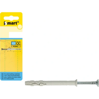Afbeelding van SMART Nylon nagelplug VK Ø 8x60 grijs NZN 25 st