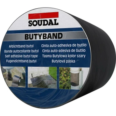 Afbeelding van SOUDAL Butyband zelfklevende aluminium afdichtingsband 15cm x 10m 111085